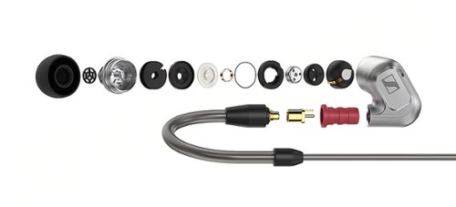 Sennheiser IE 900 In-Ear Audiophile Headphones - TrueResponse Transducers with X3R Technology for Balanced Sound - Silver SHOP ONLINE