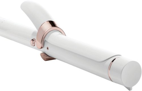 T3 SinglePass Curl 1.25 Ceramic Long Barrel Curling and Wave Iron - White & Rose Gold BUY IN MIDDLE EAST