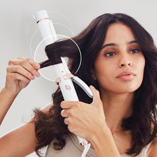 T3 SinglePass Curl 1.25 Ceramic Long Barrel Curling and Wave Iron - White & Rose Gold HOW TO BUY