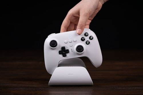 8BitDo Ultimate Bluetooth Controller for Switch and Windows with Charging Dock - White BUY IN DUBAI
