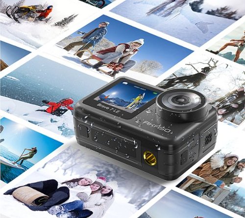 AKASO Brave 7 LE SE 4K Waterproof Action Camera with Remote - Black BUY IN EUROPE