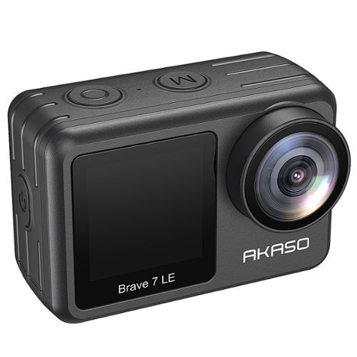 AKASO Brave 7 LE SE 4K Waterproof Action Camera with Remote - Black WORLDWIDE DELIVERY