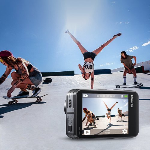 AKASO Brave 7 LE SE 4K Waterproof Action Camera with Remote - Black BUY IN DUBAI