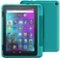 Amazon - Fire HD 8 Kids Pro Ages 6-12 (2022) 8" HD tablet with Wi-Fi 32 GB - Hello Teal-Front_Standard