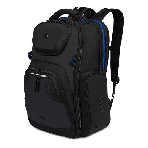 SwissGear Gamer Backpack fits up to 17.3 laptops - Black WORLDWIDE DELIVERY