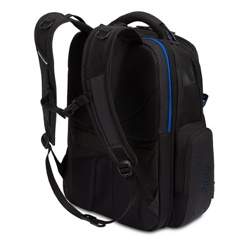 SwissGear Gamer Backpack fits up to 17.3 laptops - Black GLOBAL SHIPPING