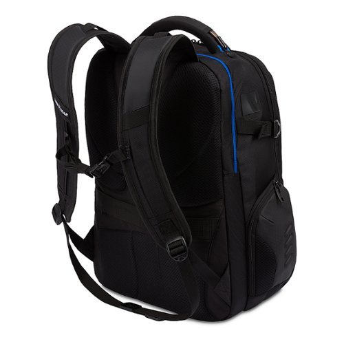 SwissGear Speed-run Gamer Backpack fits up to 17.3 laptops - Black GLOBAL SHIPPING