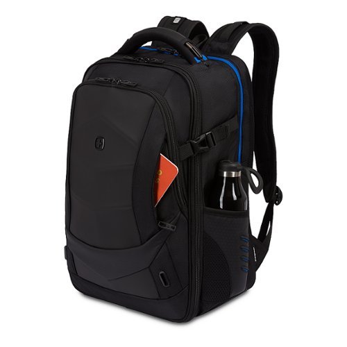SwissGear Speed-run Gamer Backpack fits up to 17.3 laptops - Black BUY ONLINE