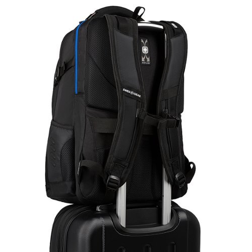 SwissGear Speed-run Gamer Backpack fits up to 17.3 laptops - Black BUY IN SAUDI ARABIA