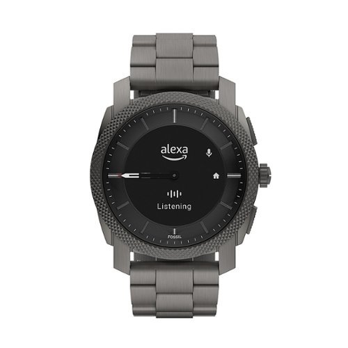 Fossil Machine Gen 6 Hybrid Smartwatch Smoke Stainless Steel Smoke International Shipping