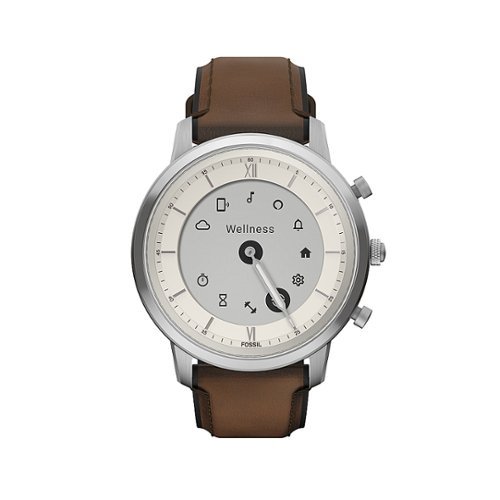 Fossil Neutra Gen 6 Hybrid Smartwatch Medium Brown Leather - Brown