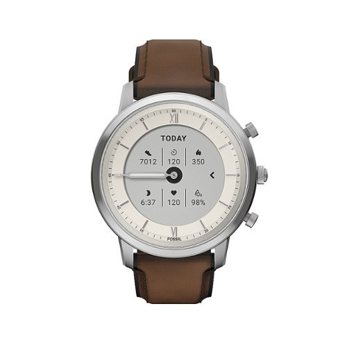 Fossil Neutra Gen 6 Hybrid Smartwatch Medium Brown Leather - Brown