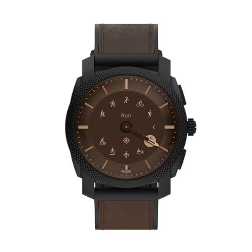 Fossil Machine Gen 6 Hybrid Smartwatch Dark Brown Leather - Brown, Black BUY IN EUROPE
