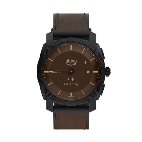 Fossil Machine Gen 6 Hybrid Smartwatch Dark Brown Leather - Brown, Black HOW TO BUY