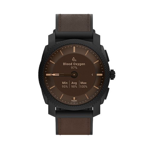 Fossil Machine Gen 6 Hybrid Smartwatch Dark Brown Leather - Brown, Black WHERE TO BUY