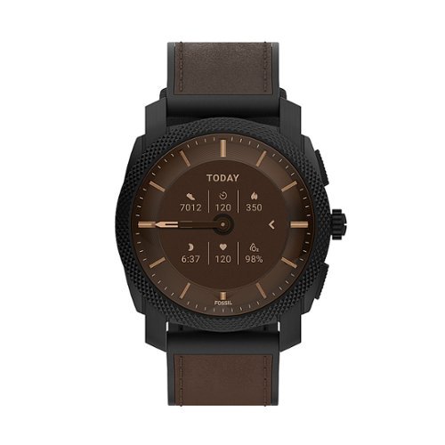 Fossil Machine Gen 6 Hybrid Smartwatch Dark Brown Leather - Brown, Black BUY ONLINE