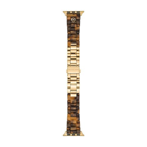 

Michael Kors - Tortoise Acetate and Gold-Tone Stainless Steel Band for Apple Watch, 38/40/41mm - Tortoise with Gold