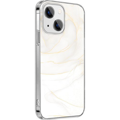 

SaharaCase - Marble Series Case for Apple iPhone 14 Plus - White Marble