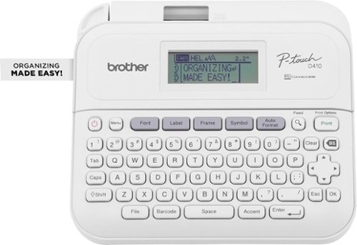 Image of Brother - P-touch PT-D410 Label Printer - White