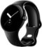 Google - Pixel Watch Smartwatch 41mm with Obsidian Active Band LTE - Black Stainless Steel-Front_Standard 