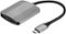 Insignia™ - USB-C to Dual 4K HDMI Adapter - Gray-Front_Standard