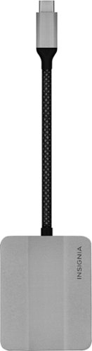 Insignia™ USB-C to Dual 4K HDMI Adapter - Gray BUY IN EUROPE
