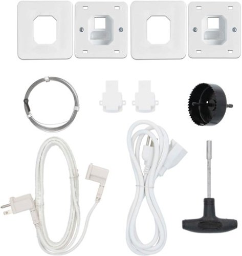  Metra - Helios In-Wall Power Outlet Relocation Kit - Multi