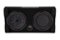 KICKER - CompRT Down-Firing 10” Dual-Voice-Coil 2-Ohm Loaded Subwoofer Enclosure - Black-Front_Standard 