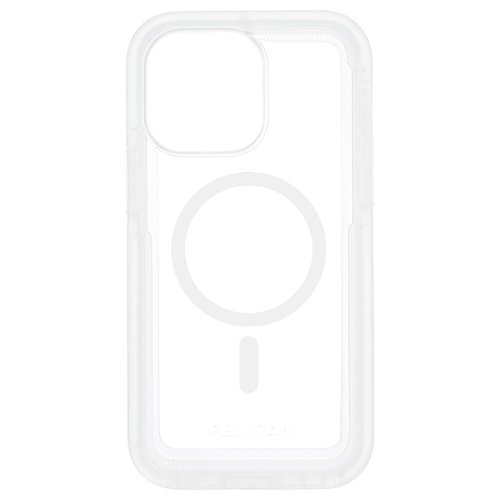 Pelican - Voyager Antimicrobial Hardshell Case for with MagSafe for Apple iPhone 14 Pro Max - Clear