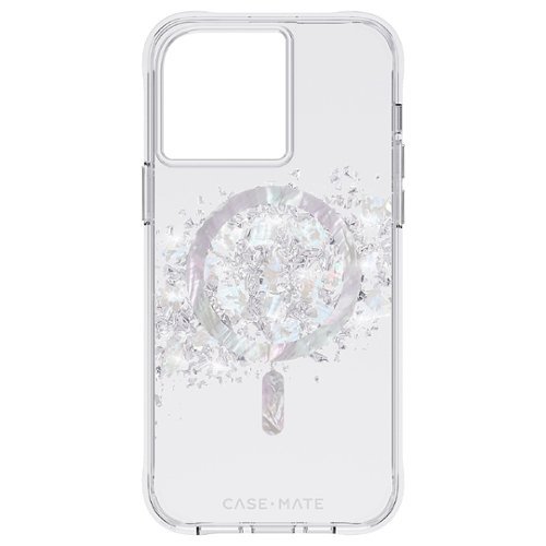 Case-Mate - Antimicrobial Hardshell Case with MagSafe for Apple iPhone 14 Pro Max - Touch of Pearl