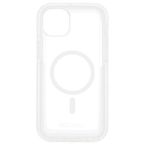 

Pelican - Voyager Antimicrobial Hardshell Case for with MagSafe for Apple iPhone 14 Plus - Clear