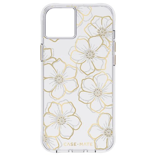 Case-Mate - Hardshell Case for iPhone 14 Plus - Floral Gems