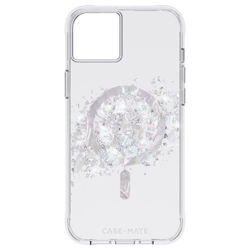 Case-Mate - Antimicrobial Hardshell Case with MagSafe for Apple iPhone 14 Plus - Touch of Pearl