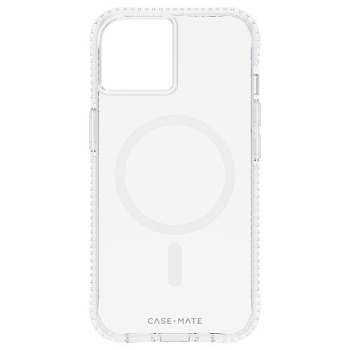 Case-Mate - Antimicrobial Hardshell Case with MagSafe for Apple iPhone 14 - Tough Clear Plus