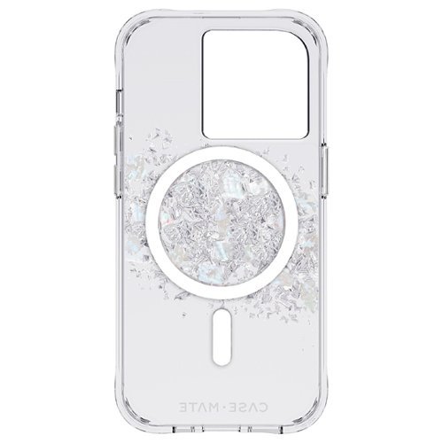 Case-Mate Antimicrobial Hardshell Case with MagSafe for Apple iPhone 14 Pro - Touch of Pearl WORLDWIDE DELIVERY