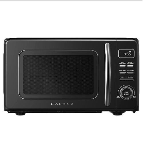 Galanz - 0.9 Cu. Ft Retro MicroWave - Black