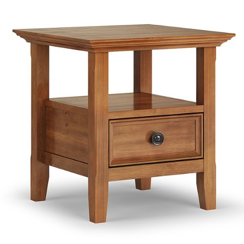 

Simpli Home - Amherst End Table - Light Golden Brown
