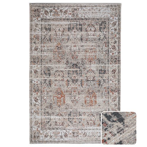 Simpli Home - Dobbins 6 x 9 Area Rug - Beige, Rust