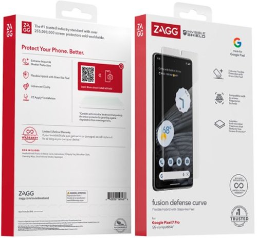 ZAGG Fusion Hybrid Screen Protector for Google Pixel 7 Pro - Clear HOW TO BUY