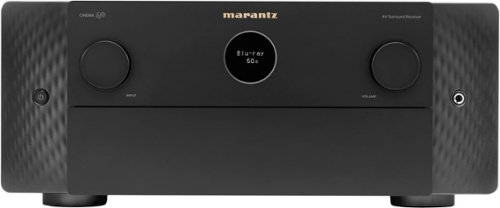 Marantz - Cinema 40 125W 9.4 Ch Bluetooth Capable with HEOS and Dolby Atmos 8K Ultra HD A/V Home Theater Receiver with Alexa - Black