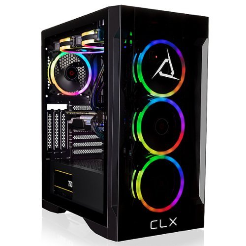 CLX - SET Gaming Desktop - AMD Ryzen 5 7600X - 16GB DDR5 4800 Memory - NVIDIA GeForce RTX 3070 - 500GB M.2 NVMe SSD + 4TB HDD - Black
