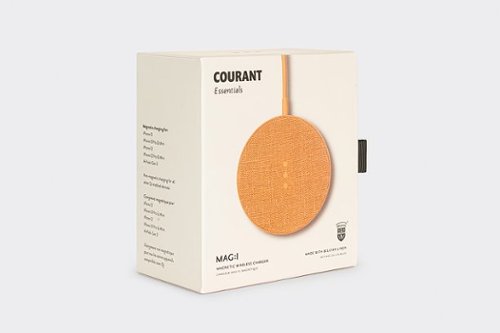 Courant Essentials MAG:1 15W Qi-Certified Wireless Charging Pad for iPhone and Android - Camel BUY ONLINE