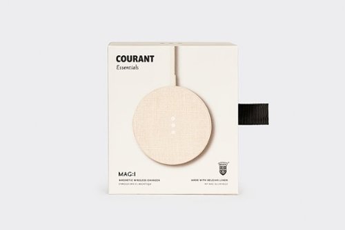 Courant Essentials MAG:1 15W Qi-Certified Wireless Charging Pad for iPhone and Android - Natural BUY ONLINE
