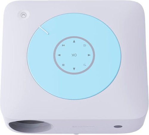 Vankyo Leisure E30TBS Native 1080P Wireless Single LCD Projector, Screen Included - White/Blue SHOP ONLINE
