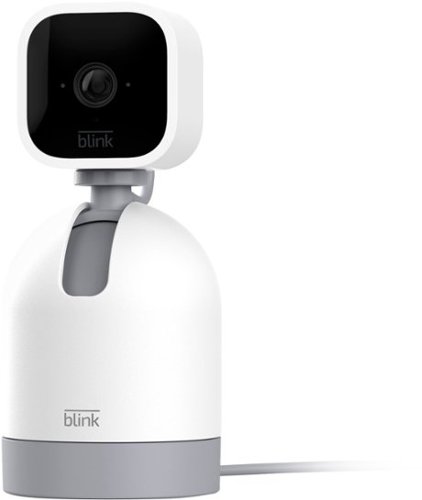 Blink Mini Pan-Tilt Indoor Wired 1080P Security Camera - White WORLDWIDE DELIVERY