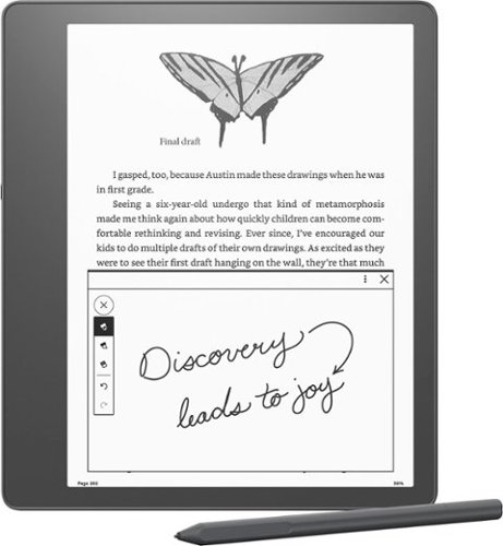Amazon - Kindle Scribe Digital Notebook- 16 GB with Premium Pen - 2022 - Gray