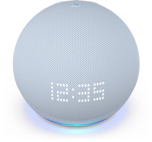 Amazon Echo Dot with Clock (5th Gen, 2022 Release) Smart Speaker with Alexa - Cloud Blue GLOBAL SHIPPING
