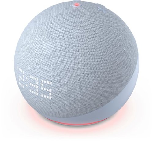 Amazon Echo Dot with Clock (5th Gen, 2022 Release) Smart Speaker with Alexa - Cloud Blue WORLDWIDE DELIVERY