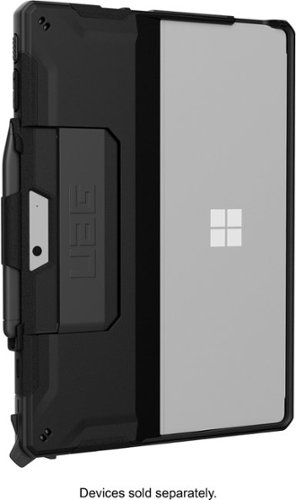 UAG Microsoft Surface Pro 10/9 Next Scout w/ Hand Strap - Black WORLDWIDE DELIVERY