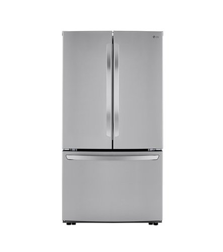 Photos - Fridge LG  28.7 Cu. Ft. 3-Door French Door Refrigerator with Ice Plus - Stainles 